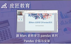 【Python数据分析干货】Mars老师带你快速上手Pandas工具