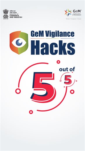 🗣️GeM Ki Sunein Satark Rahein, Zimmedar Banne. 🔍Every rule matters when it comes to fairness. ✅Promote ‘Make In India’ products and evaluate bids based on objective parameters — this ensures a level playing field for all and strengthens trust across the ecosystem. 🫱🏽‍🫲🏽Follow GeM rules ➡️Ensure fairness ➡️Strengthen transparency 🎬 Watch the video for simple hacks to stay vigilant on #GeMPortal 👍🏽 Like, share & follow for more updates! Central Vigilance Commission #GeMKiSunein #SatarkRah