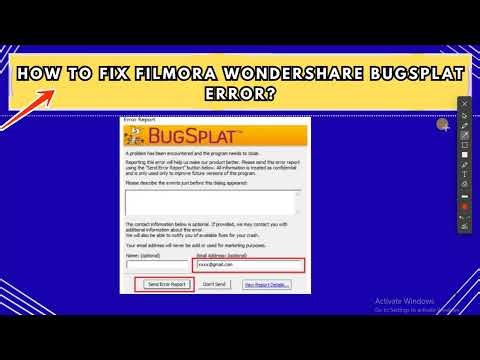 How to Fix Filmora Wondershare BugSplat Error