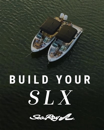 Spend your days and nights surrounded by brilliance. Agility, luxury, power, and comfort make every moment on a Sea Ray SLX boat unforgettable. | Sea Ray Boats