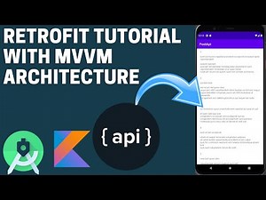 Retrofit Tutorial With MVVM Architecture using Kotlin | Android Tutorial (Source Code)