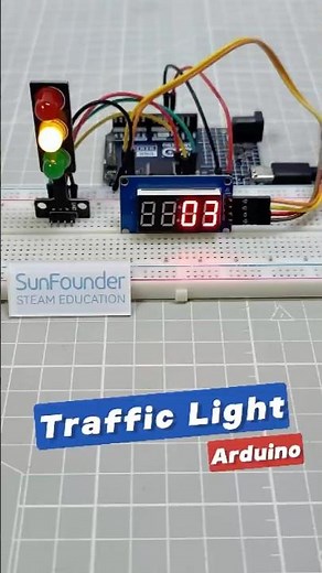 Arduino Traffic Light Tutorial — Perfect for Beginners! #arduino #arduinoproject