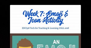 Week 7: Emoji & Icon Activity