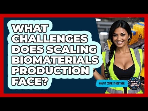 What Challenges Does Scaling Biomaterials Production Face? - How It Comes Together