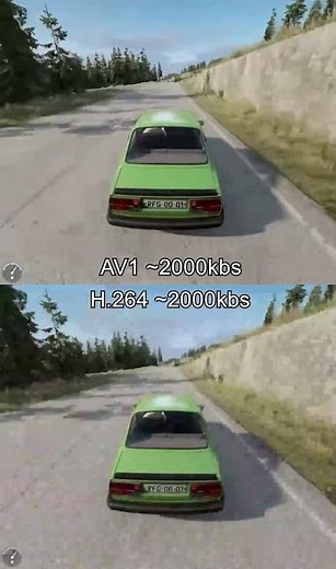 AV1 vs H.264 at low bitrate ~2000 kbs | Codecs comparison