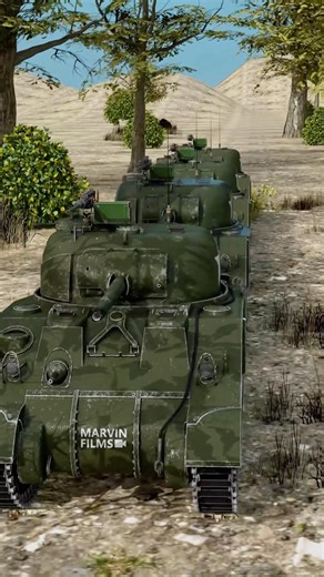 Why American WW2 Tanks Drove in One Line 😲