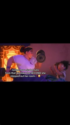Why Mirabel Runs from the Dinosaur in Encanto — Funny Moment Explained