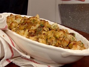 Roasted Chestnut Sausage Dressing