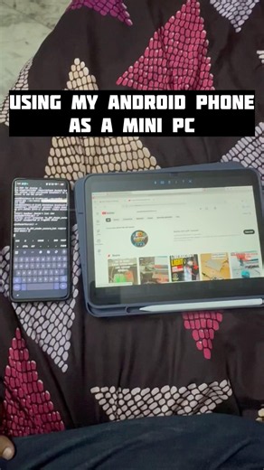 I Turned My Android Phone Into a Mini Linux PC Using Termux! 🤯📱💻 #shorts #viral #diyelectronics