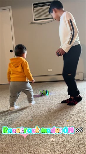 Didn’t expect this much fun from a remote control car… 😳 now the house is a racetrack #momlife #fyp #racecar #momtips