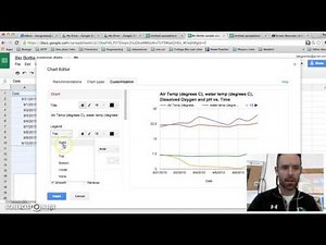 Make a time series graph in google sheets