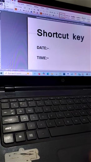 Ms-word shortcut Key#date#time#msworddatetime#shortcutkeys#shortcutkeysofcomputer