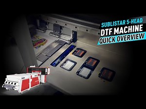 Quick Look at Sublistar's 5-head DTF Printing Machine