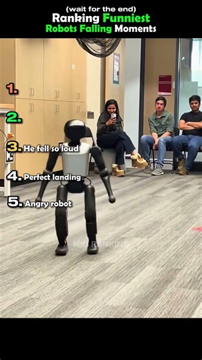 funniest robots falling moments
