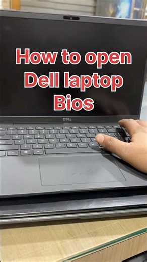 How to open dell laptop bios #dellcomputer