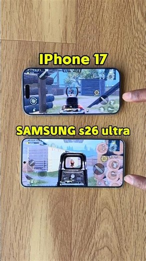 BGMI Test iPhone 16 vs Samsung S26 Ultra | Real FPS & Lag Test 🔥