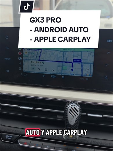 GX3 Pro Android Auto y Apple CarPlay integrado
