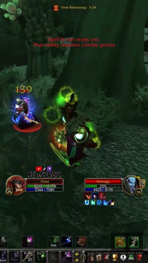 TBC duel vs Frostmage #worldofwarcraft #wow #classic #pvp #duel #tbc #burningcrusade #mmo