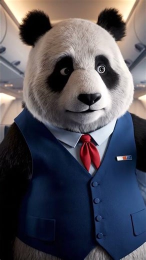 Panda Airline Attendant Says Buckle Up or Don’t | Hilarious Flight Skit | Nebula Shots