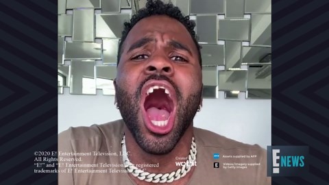 Jason Derulo Chips Teeth Eating Corn Attached to Power Drill