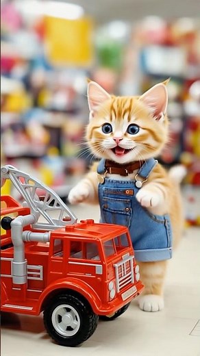 🐱 The Hero Cat Born in a Toy Store 🚒