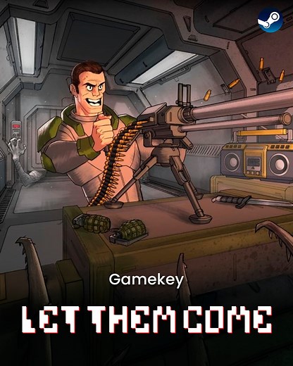 29 reactions |  ¡Prepárate para una avalancha alienígena!  En Let Them Come, encontrarás un shoot ’em up en pixel art: enormes oleadas de criaturas alienígenas te desafían mientras desbloqueas armas, potenciadores y enfrentas épicos jefes con afilando tu puntería al máximo.  Adquiere tu game key en planeta.guru y demuestra tus reflejos en cada nivel. | Planeta Guru | Facebook