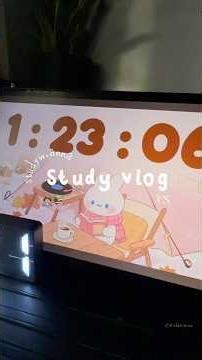 study w me 🎧✨ #study #foryou #studymotivation #studywithme #studyvlog #minivlog #viral