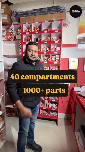 Auto Decode on Instagram: "How I Never Lose a Part Again: My Secret Tool! In a single rack, we’ve got over 40 compartments and more than a thousand different part lines. Finding one manually? That’d take all day! But with MyBillBook’s tracking feature, we know exactly which rack and compartment a part is in within seconds. That’s how we stay organized, keep creating videos, and run our website smoothly. Trust me, having a tool like #mybillbook is a game-changer. Enjoy the video and feel free to 