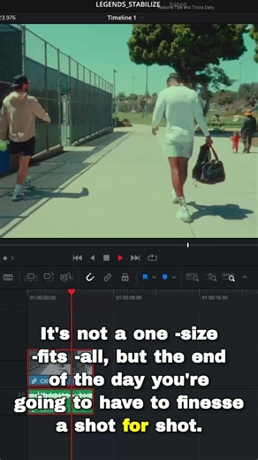 Best Stabilization Settings | DaVinci Resolve