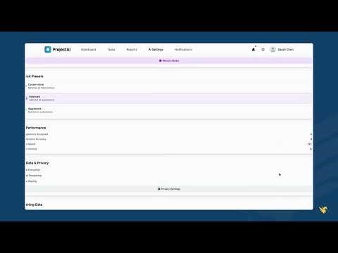 AI Project Management Video Demo