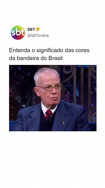 Você sabe o que significam as cores da bandeira do Brasil? 🇧🇷 Em uma entrevista especial ao The Noite, Dom Bertrand de Orléans e Bragança, príncipe imperial do Brasil, explica a origem e o significado dos elementos que compõem um dos maiores símbolos do nosso país. #SBT #thenoite