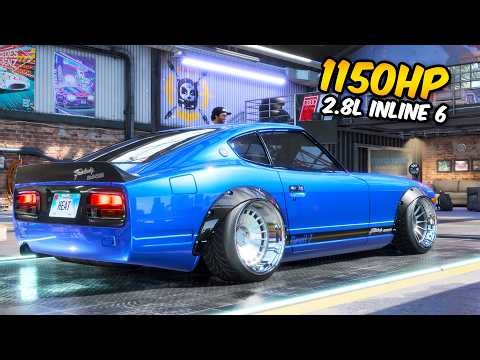 Need for Speed Heat Gameplay - 1150HP NISSAN FAIRLADY 240ZG Customization | Max Build 400+