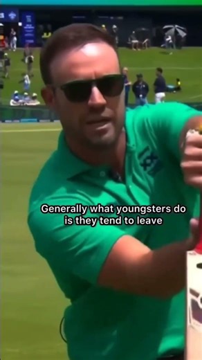 In this clip abdeviilers is talking about how to play spinners by showing patience at the Crease.