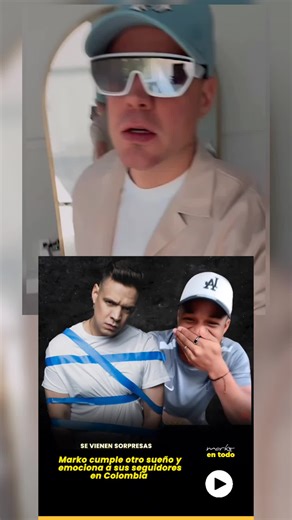 Marko sorprende a fans en Medellín y anuncia shows