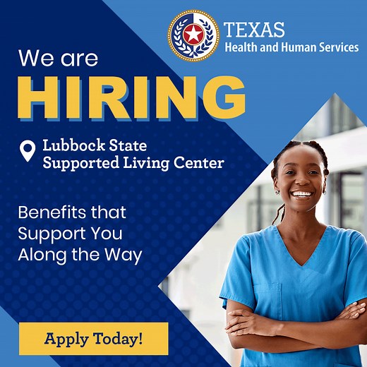 You care. Make it a career. Now hiring for multiple positions. Great benefits, paid vacations and more. Apply today! | Texas Health and Human Services Commission