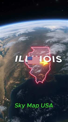 This Is Why Illinois Stands Out on the World Map #geography #maps #usa