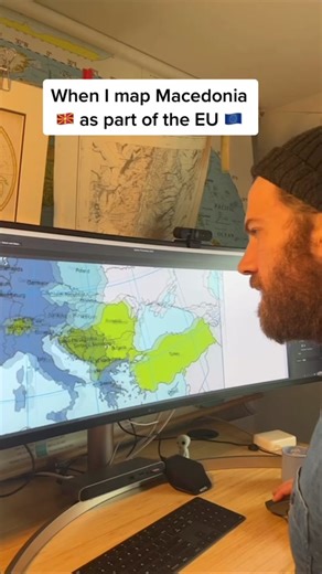 Exploring Macedonia within the EU through Maps