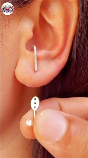 Trendy Diamond Stud Ear Styling 2026#price#pricerate#diamon#earpiercing#usa#asmr#luxury #earrings