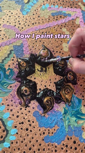 Creating Starry Art with Intuitive Painting Techniques