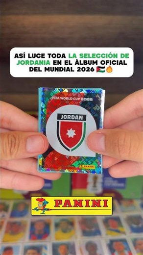 JORDANIA COMPLETA en el Álbum del Mundial 2026 😳🔥 La selección que quiere sorprender al mundo