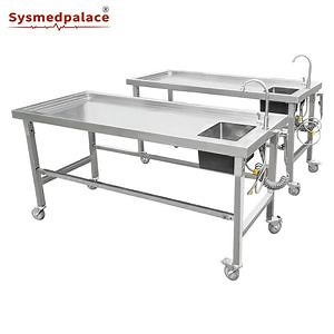 [Hot Item] ISO Approved Cadaver Washing Table Simple Embalming Table Price
