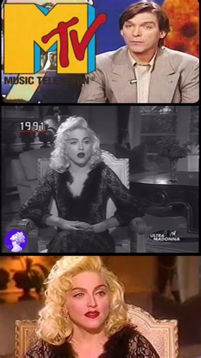 Iconic Messiah on Instagram: "MTV interview by Kurt Loder with @madonna 1991 #madonna #mtv #blondambition #madonnafans #politician #confessions #queenofpop #blackandwhite #goodvibes #livemusic #interview #vocals #gaymemes #memories #funnyvideos"