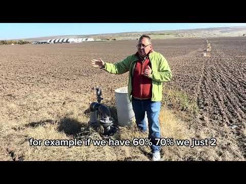 Subsurface drip irrigation example from Moldova - 8 years of experience with corn