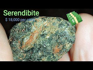 Green SERENDIBITE $18,000 per carat gem Stone ❤️💎👍 | ‪@AmatsvieSOfficial‬