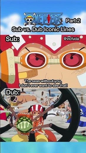 Which do you prefer? Sub vs. Dub || Nami, Usopp, Chopper