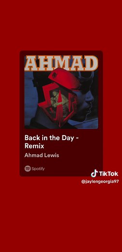 #Ahmad #BackInTheDayRemix #1994 #Album #Classic #HipHopClassics #WestCoastHipHop #Throwback90s #ThrowbackJams #foryou #FYPage #IDontOwnCopyrightsToThisSong