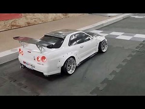 MST RMX 2.0 Tamiya Nissan R34 Skyline Z-Tune Yokomo V4 Demi Works Widebody 1/10 Scale RC Drift