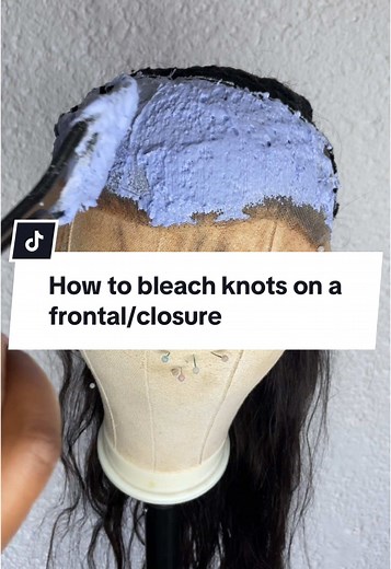 Bleach Knots on Frontal Wigs: A Step-by-Step Guide