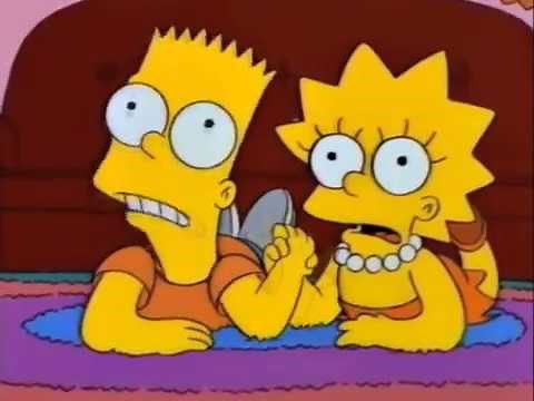 Bart & Lisa Watch the Trix Commercial