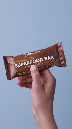 Snack smarter with Paleovalley Superfood Bars. Clean ingredients. Real flavor. No junk. Get yours 50% Off today! 🎉 | Paleovalley